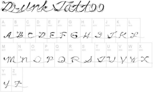 011 Tattoo Fonts and Scripts