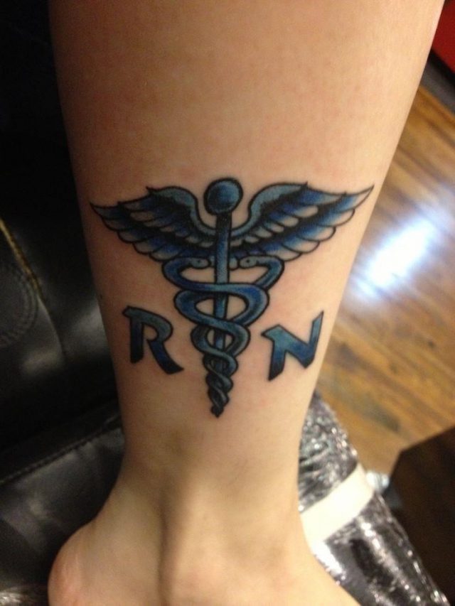 0946699c4664fbd8f7050fc8f54eceb2  caduceus tattoo rn tattoo