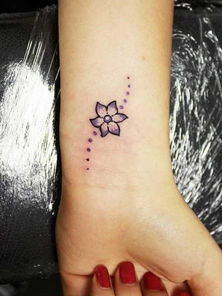 1 Small Tattoos Flower Small Wrist
