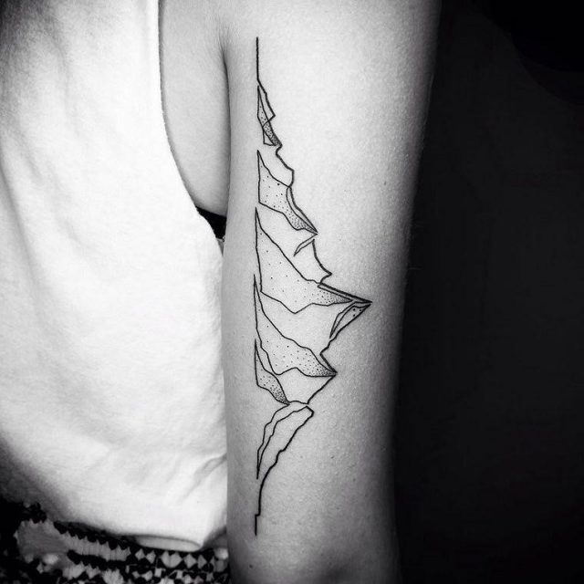 112 Breathtaking Minimalist Geometric Tattoo Designs 36