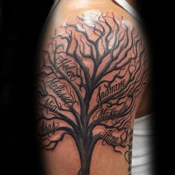 181ff5f3a55af32f1fd3e53510684c6b  tree tattoo for men family tree tattoos