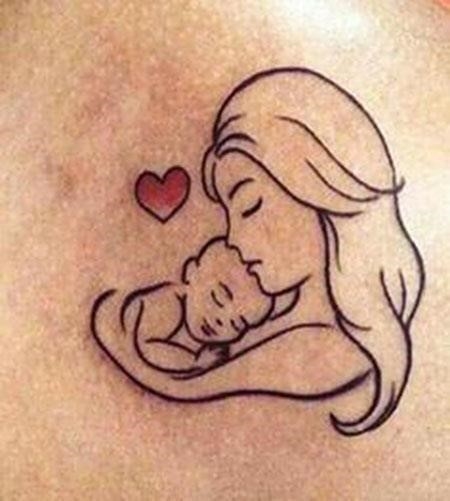 19 Mother and Son Tattoo 454
