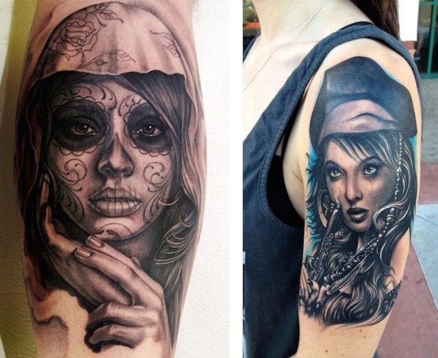 20 Amazing Portrait Tattoo Designs