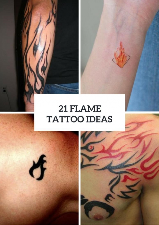 21 Flame Tattoo Ideas For Men 775×1096