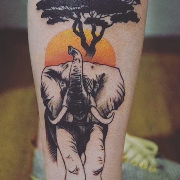 22200916 elephant tattoos