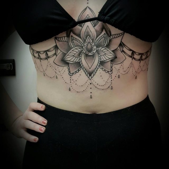 24 Symbolic Tattoo Designs for the Sternum Zone 2