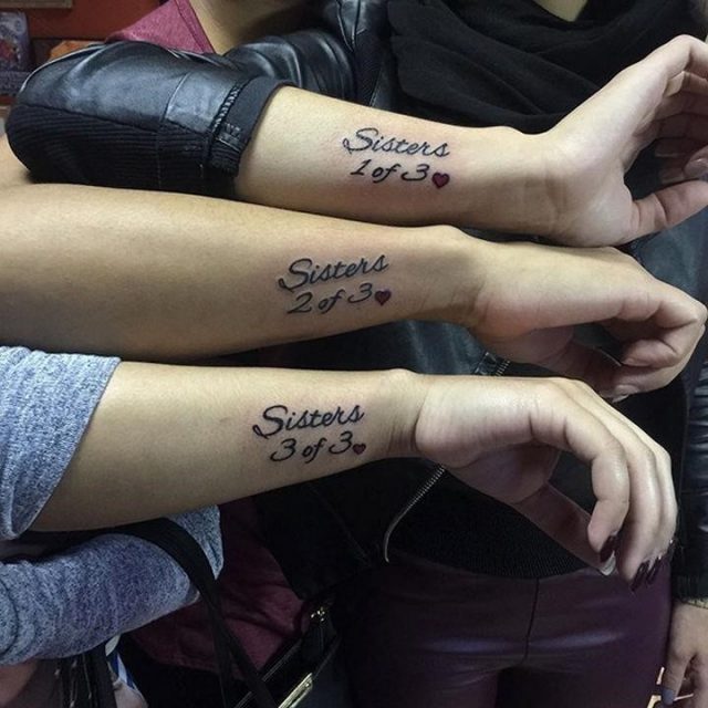 28 Sister Tattoos Sharing Loving Bond 03