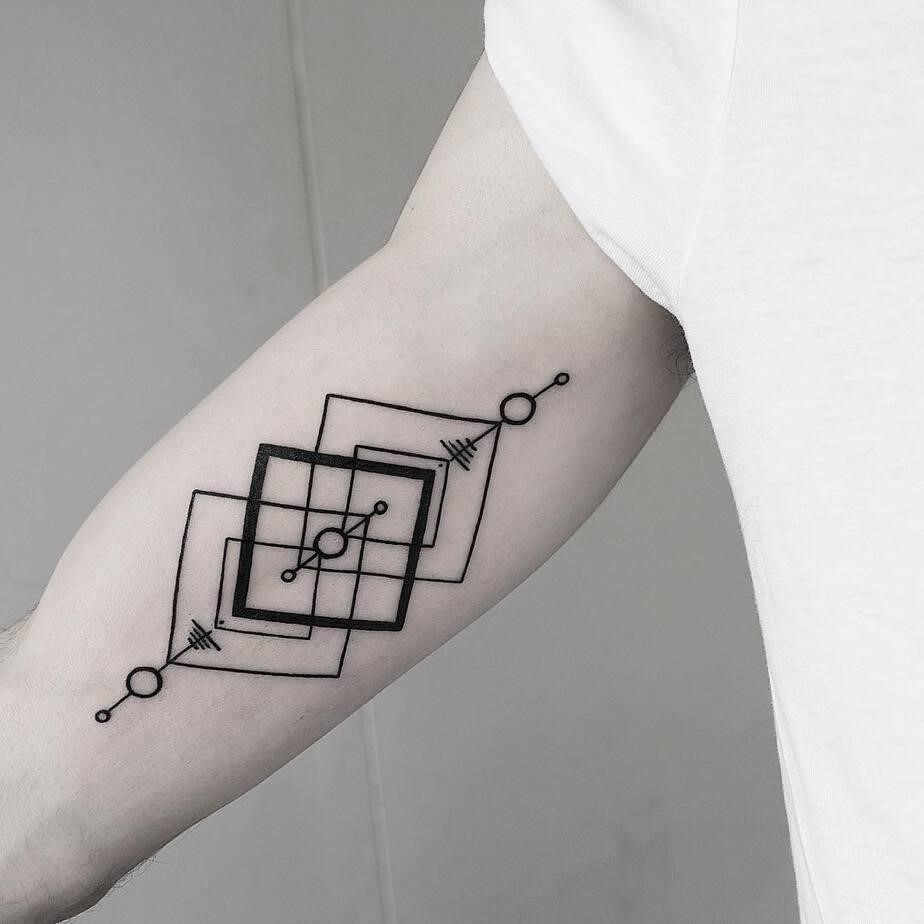 150 AweInspiring Geometric Tattoos  Meanings