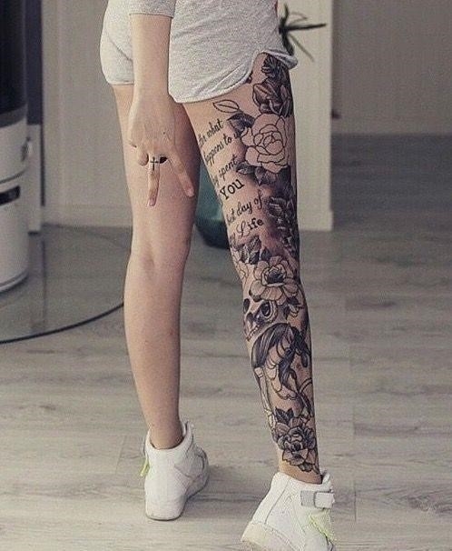 Leg Sleeve Tattoo Info  Inspiration  Tattoo Glee