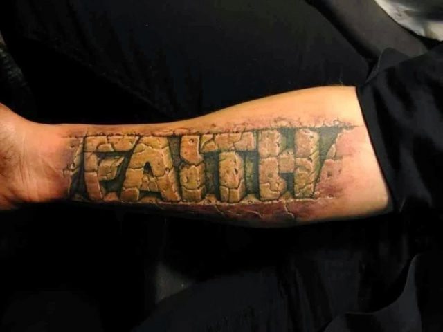 3d tattoo faith
