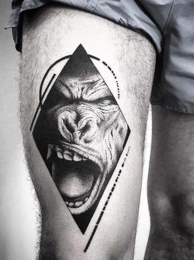 40 Beautifully Unique Black Gray Tattoo Designs 28