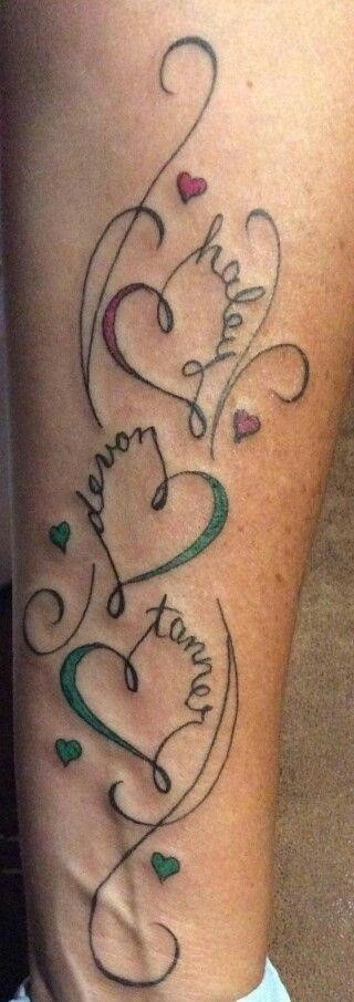 38 Loving Tattoos With Kids Names to Cherish