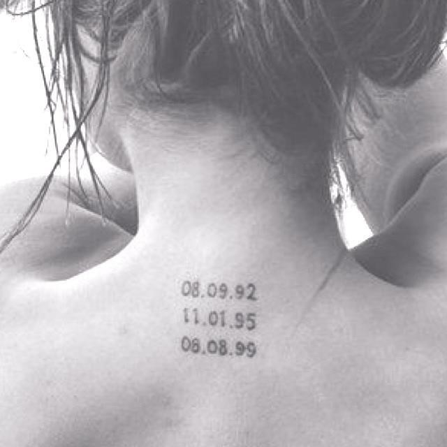 70 Birthdate tattoo Ideas That Will Blow Your Mind  Outsons