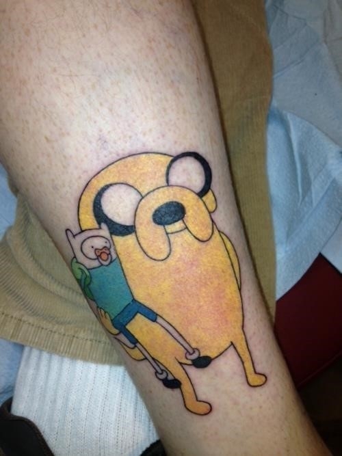 60 Adventure Time Tattoo Designs For Men  Animated Ink Ideas