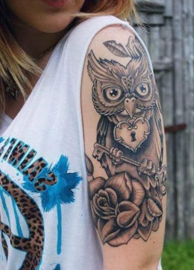 8019475eda3760889ddf699ddb142110  feminine owl tattoo feminine sleeve tattoos
