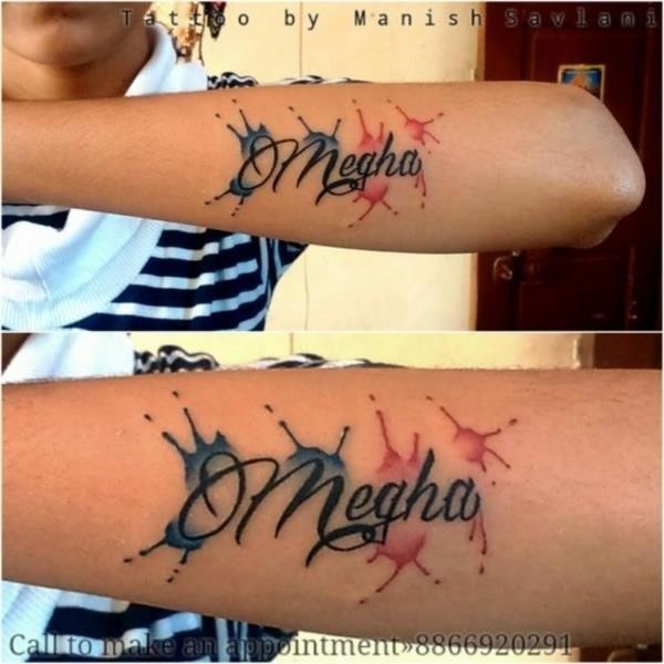 manisha name tattoo temporary tattoo  YouTube