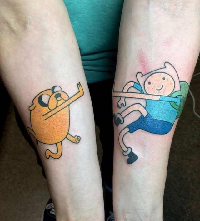 Adventure Time Tattoo 2 by Kimberly Wall