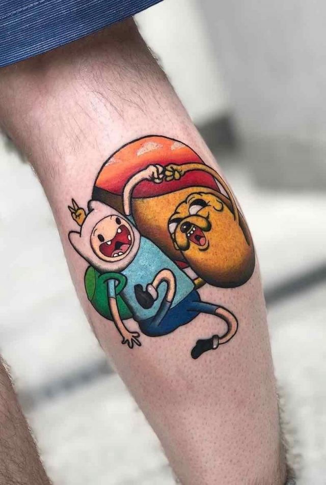 Adventure Time Tattoo 2 by Matthew Larkin