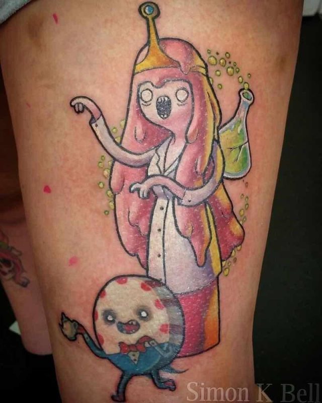 Adventure Time Tattoo 4 by Simon K Bell