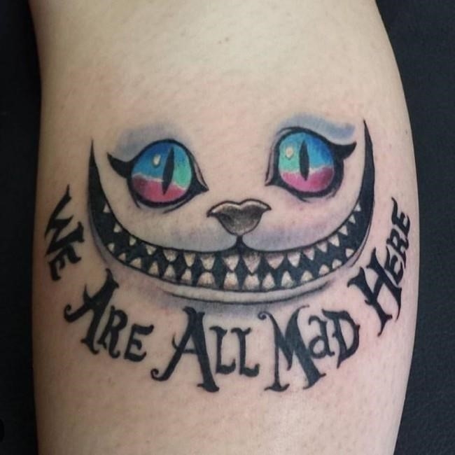 Alice in wonderland tattoo