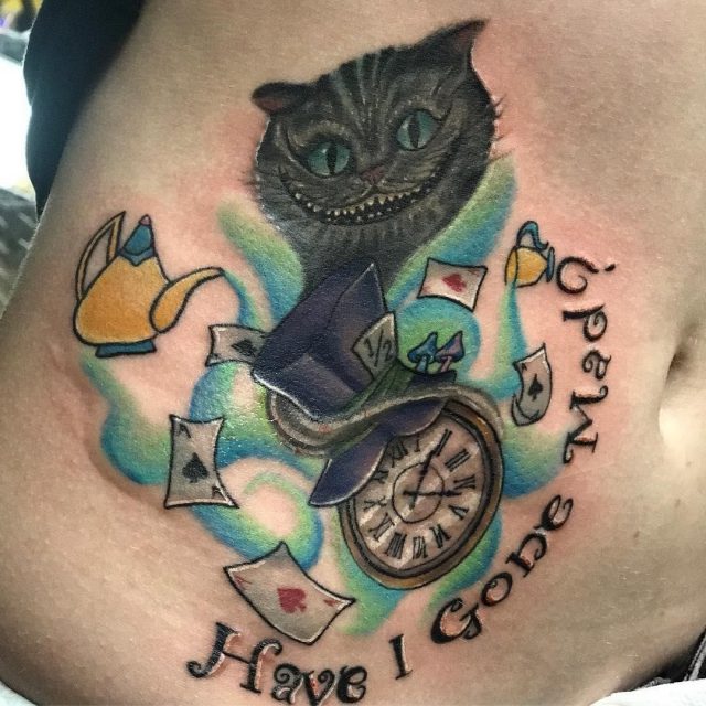 Alice in Wonderland Tattoo  29