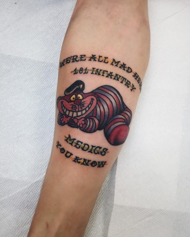 Alice in Wonderland Tattoo  34