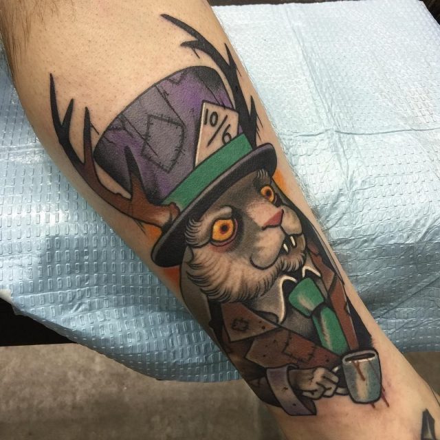 Alice in wonderland tattoos 35