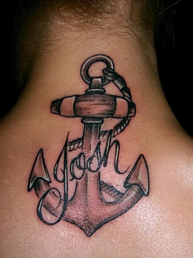 Anchor Tattoo DesignTD24002