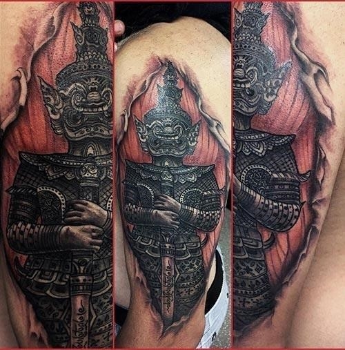 Ancient Warrior Tattoo