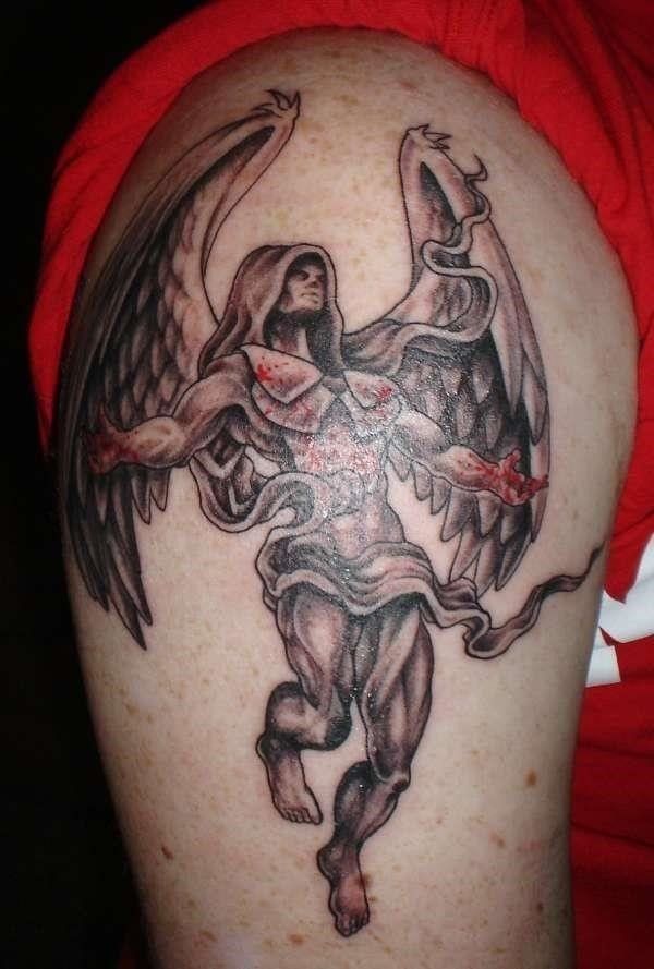 Angel tattoo