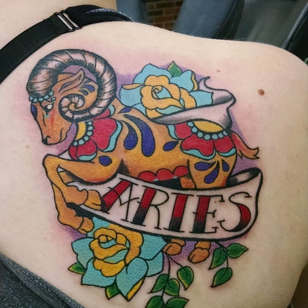 Coloured Band Tattoo Done by... - Aries Tattoo- Noida | Facebook