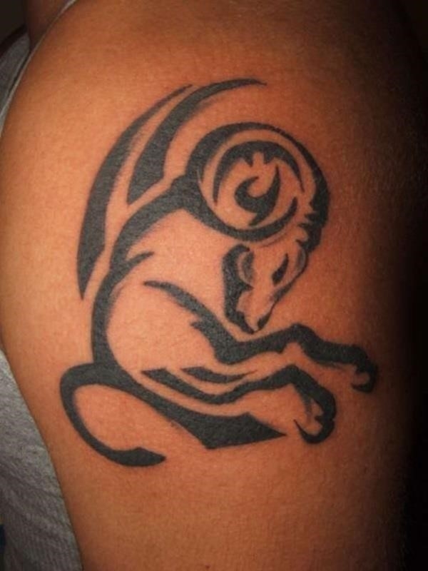 Mandala Aries Tattoo