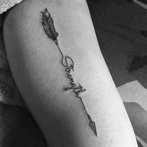 Arrow Strength Tattoos