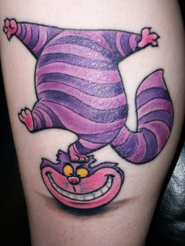 Awesome Cheshire Cat Tattoo