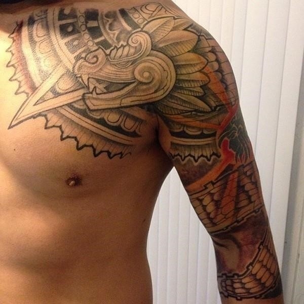 Aztec Snake Tattoo 07