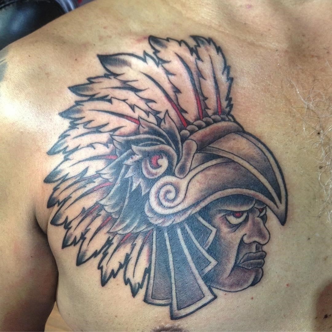 Aztec Warrior tattoo