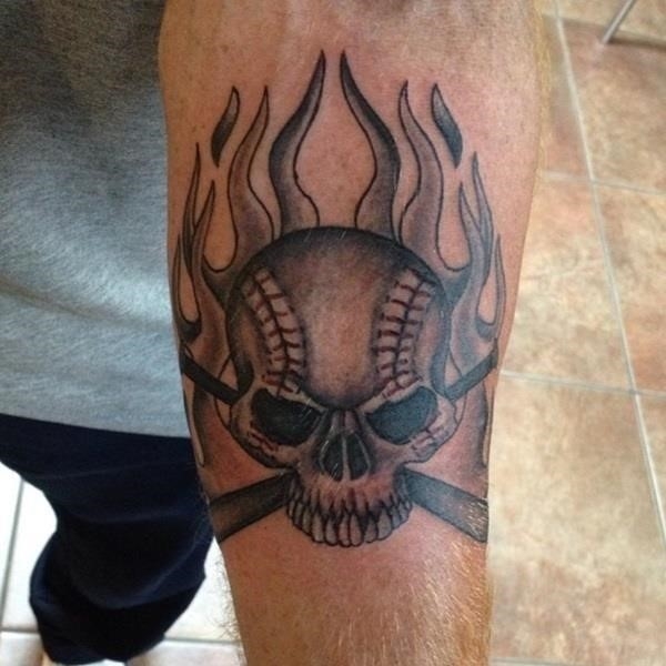 Baseball tattoo designs and ideas 12