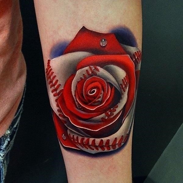 Baseball tattoo designs and ideas 27