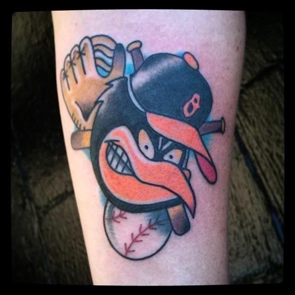 Baseball tattoo