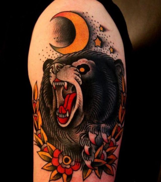 Bear tattoos  2