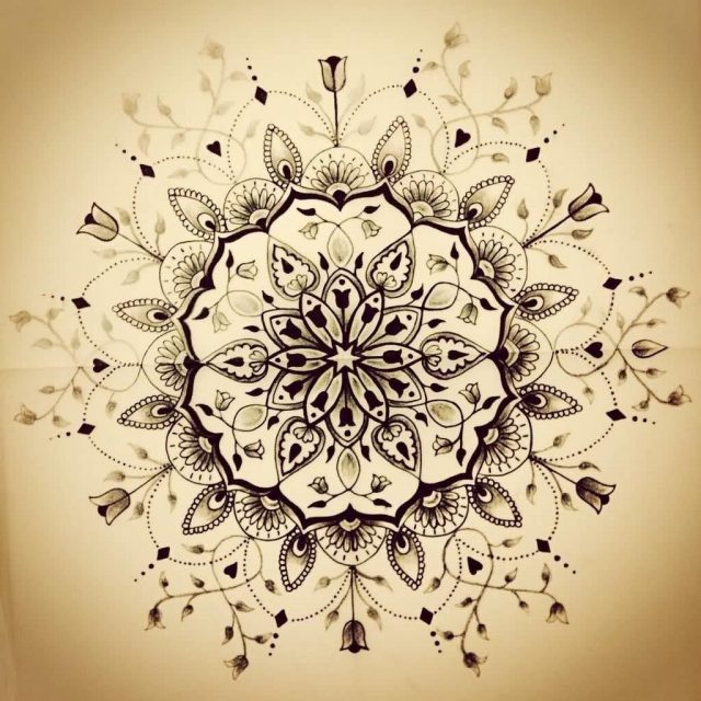 Beautiful Flower Mandala Tattoo Design By Jaigilchrist