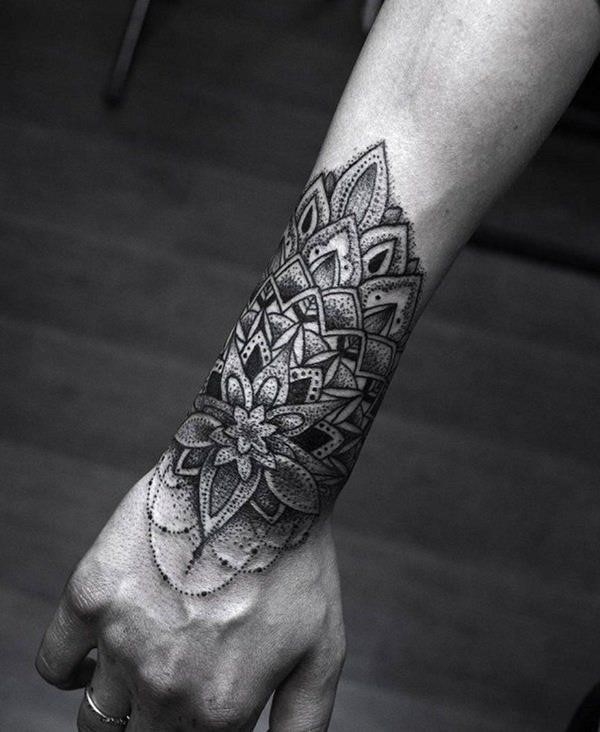 Best Mandala Forearm Tattoo Designs 20