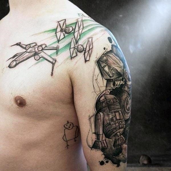 Star Wars Tattoos for Men  Best Designs and Ideas for Guys