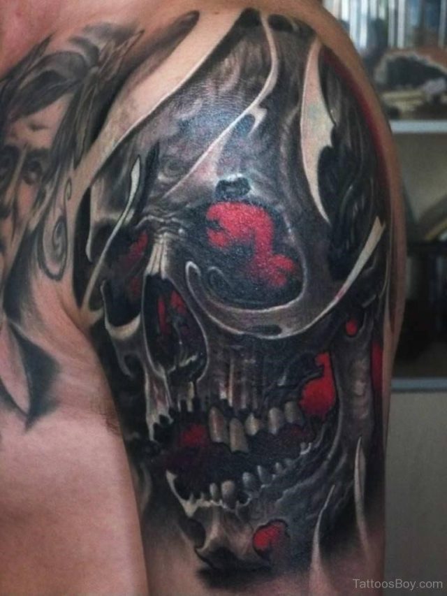 Black Skull Tattoo TB1010