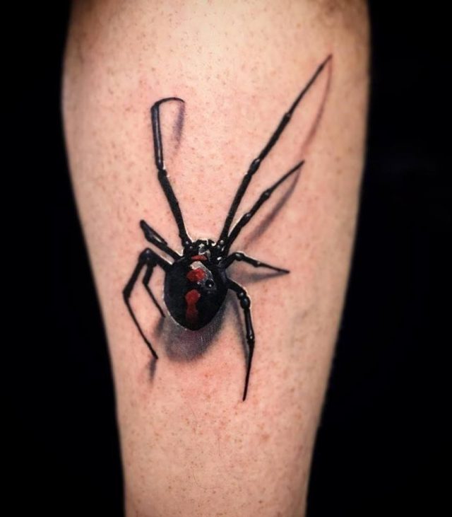 Black Widow Tattoo Ideas