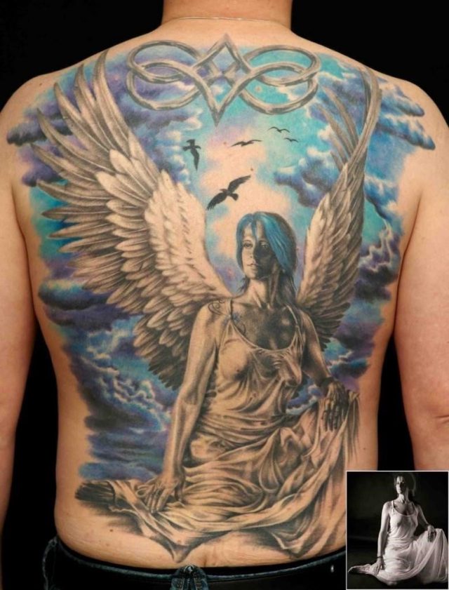 Blue Angel Tattoo 779×1024