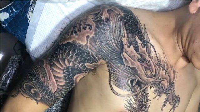 CHINESE DRAGON TATTOO FOR MEN