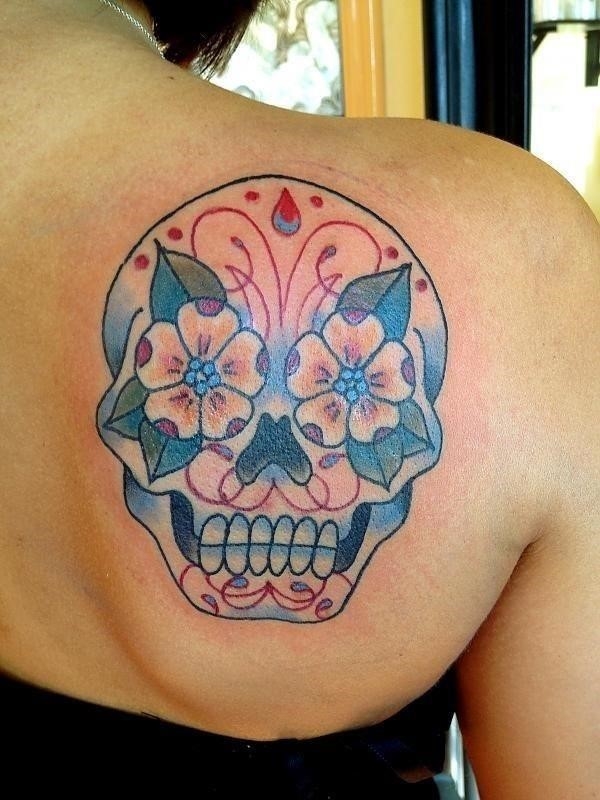 Candy Skull Tattoos for Women