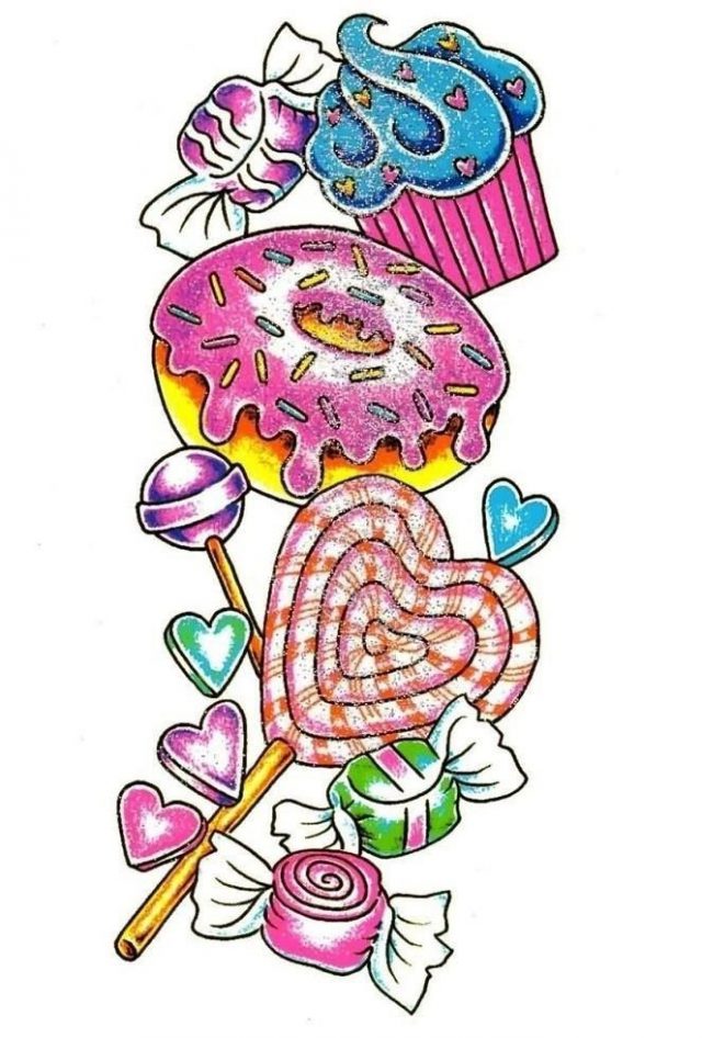 Candy Tattoo Drawings