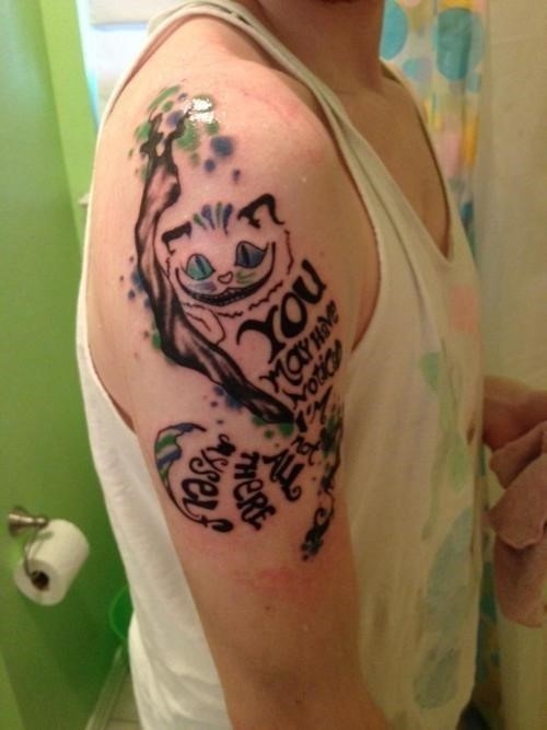 Cheshire Cat Tattoos 83